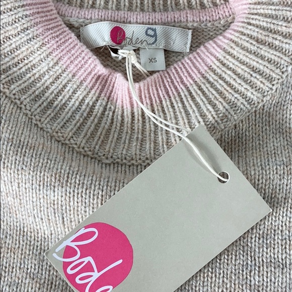 Boden NWT Mock Neck Fife Color Block Sweater XS - Picture 9 of 11